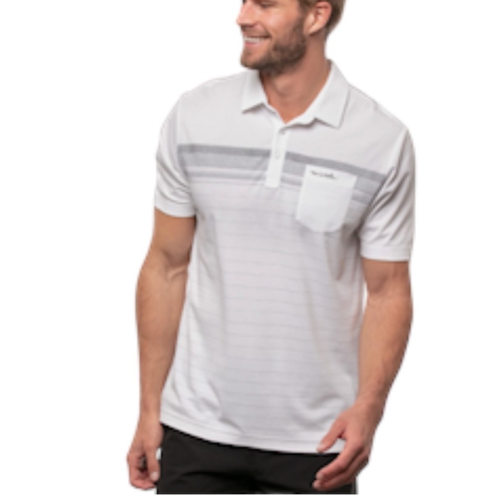 Travis Mathew Polo XL  Off The Tracks Golf Tennis Preppy